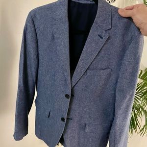 Men’s sport coat light denim blue from H&M